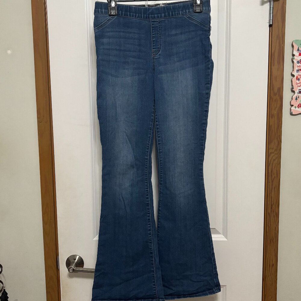 Altar'd State Flare Bottom Jeans with Stretchy Waistband